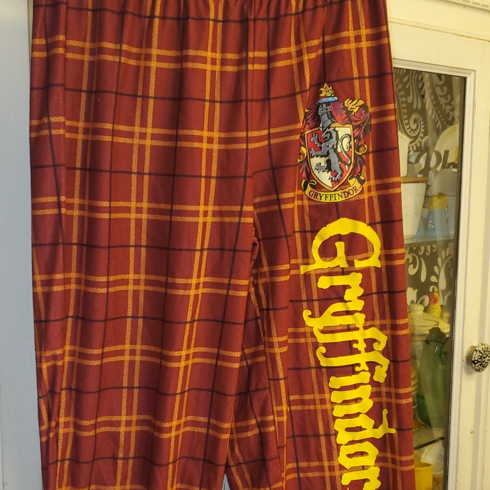 Intimo Harry Potter Big Boys Houses Plaid Pajama Lounge Pants